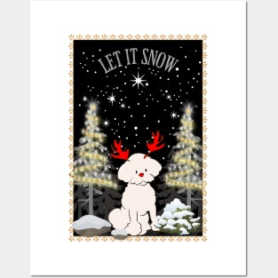 White Christmas Posters and Art